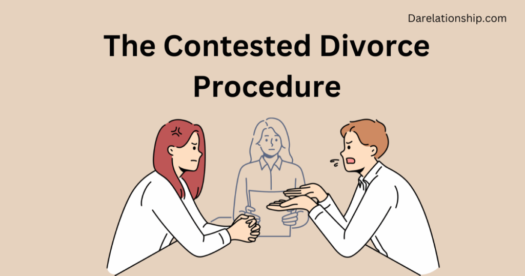 Contested divorce procedure