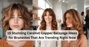 15 Stunning Caramel Copper Balayage Ideas for Brunettes That Are Trending Right Now