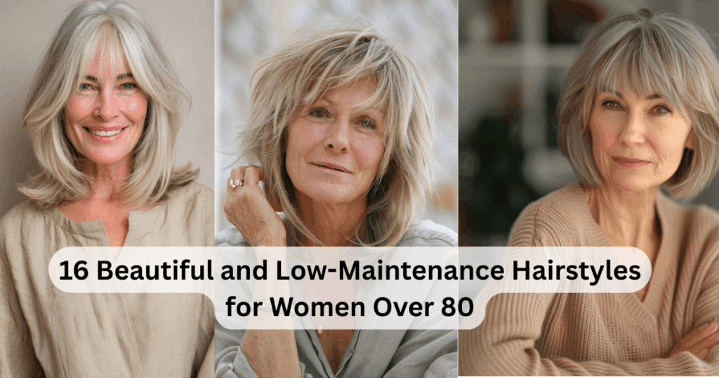 16 Beautiful and Low-Maintenance Hairstyles for Women Over