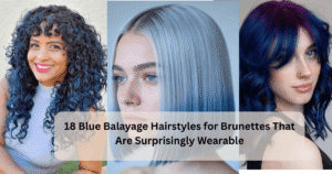 18 Blue Balayage Hairstyles for Brunettes That Are Surprisingly Wearable