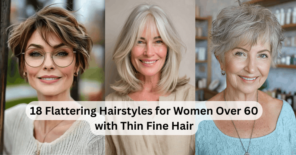 18 Flattering Hairstyles for Women Over 60 with Thin Fine Hair