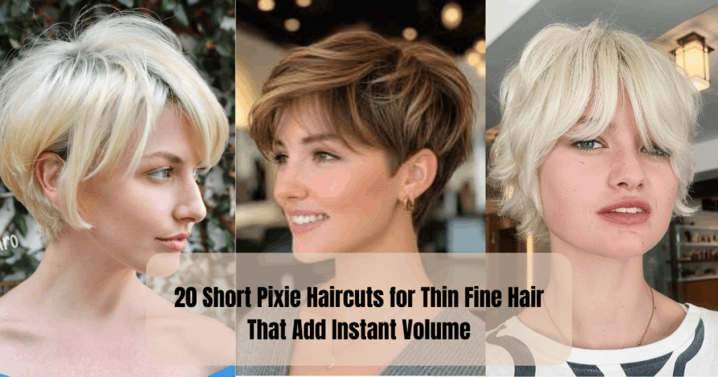 20 Short Pixie Haircuts for Thin Fine Hair That Add Instant Volume
