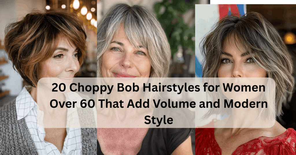 20 Choppy Bob Hairstyles for Women Over 60