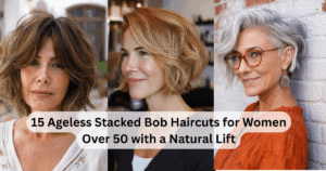 15 Ageless Stacked Bob Haircuts for Women Over 50 with a Natural Lift